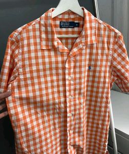@poloralphlauren gingham plald Cuban collarshirt