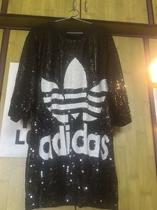 Black Sequence Adidas Dress