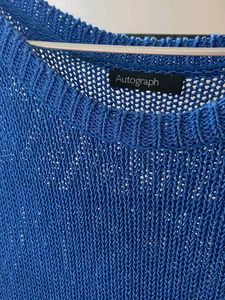 Cobalt Blue Sweater Top