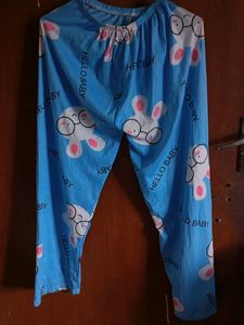 Blue Printed Pyjama