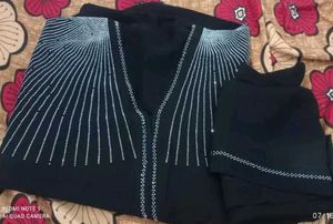 Abayas Butter Fly Design And A Line