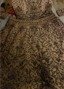 Embroidered Dabka Lehenga Choli