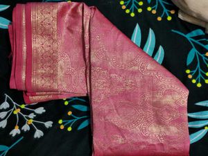 Elegant Pink Saree