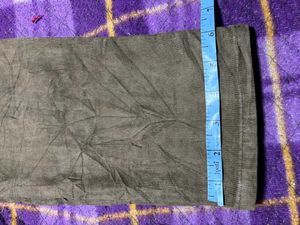 Zara Man Olive Green Corduroy Pants