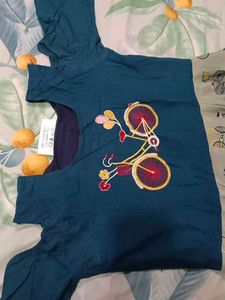 Cute Bicycle Print Dress