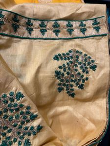 Embroidered Indian Dress Fabric