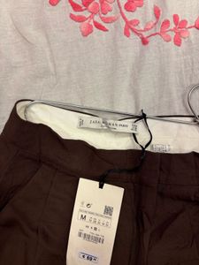 ZARA DARK BROWN FORMAL TROUSERS ***BRAND NEW****