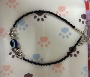 Evil eye bead in the center Anklet