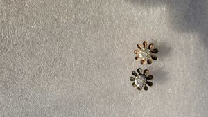 Beautiful Flower Diamond Studs