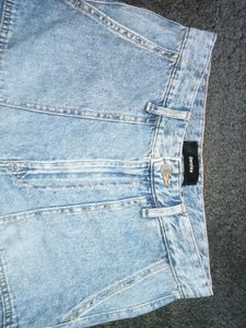 baggy Trendy Light Wash eight pockets