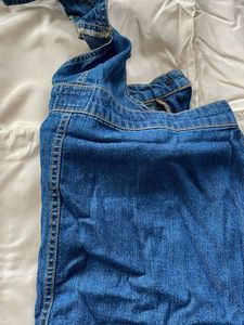 Denim Overalls Dress