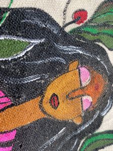 Meditation Canvas Tote Pouch