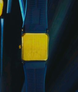 Forest Blue Tank Watch