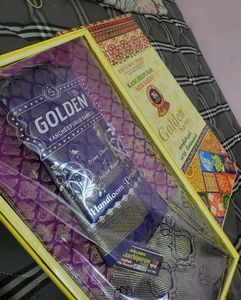 Elegant Purple Saree with Blouse