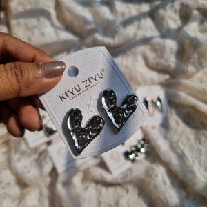 Antitarnish Silver Earrings