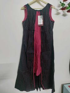 New Globus Red Black Kurta