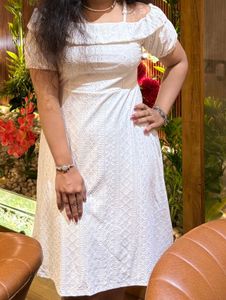 White Eyelet Dress