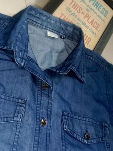 Denim Long Sleeve Shirt