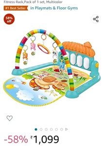 Musical Keyboard Play Mat &amp; Baby Gym Mat