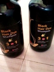 Black Hair Dye Shampoo 2pc Combo