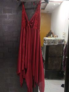 Maroon nighty