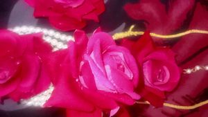 🌹Rose &amp; Pearl Jhumka Earrings free yellow haldi s