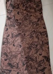 Printed Bodycon Mini Dress, New Unused With Tag🩷