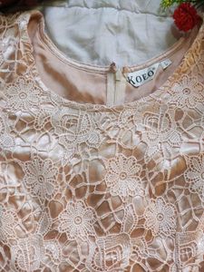 Elegant Lace Mini Dress