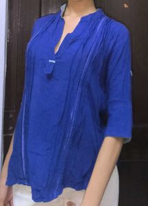 Blue Tunic Top