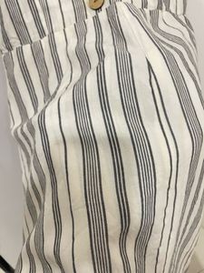 Striped Button-Front Sundress