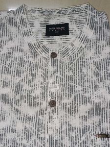Peter England Casual Shirt,Round Neck Kurta