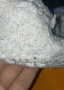 White Blue Woollen Shoes In Regular Domestic Use