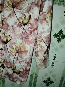 Floral Print Button-Down Shirt