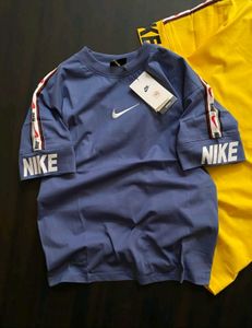 Nike Yellow Tee with Sleeve Details