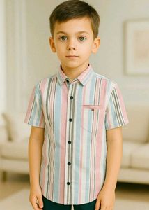 Striped Short-Sleeve Shirt