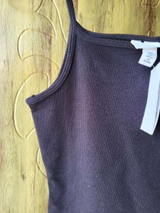 H&amp;M Ribbed Strappy Tank Top/Size-S