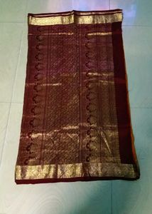 Beautiful Multi Colour Pure Kanchi Pattu Saree
