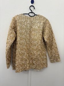 Gold Floral Jacket