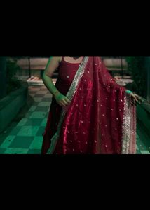 Elegant Red Kurta Set