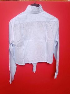 Women Crop Shirt (Tie-Front)