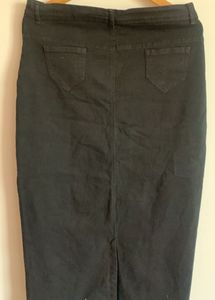 Skirt Black Denim