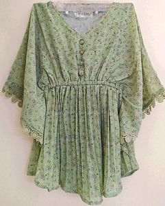 Green Kaaftan Top