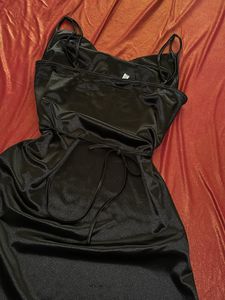 y2k black aesthetic dress
