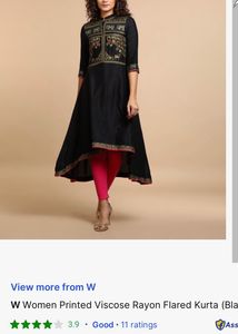 W Kurta With Skirt