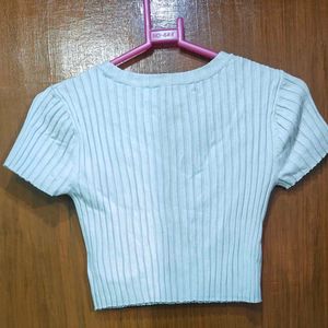 H&amp;M Ribbed Crop Top