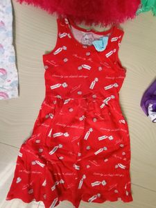 2-3 Years Baby Girl Combo Skirt Nd Gown Donation