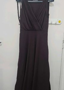 Brown Sleeveless Dress
