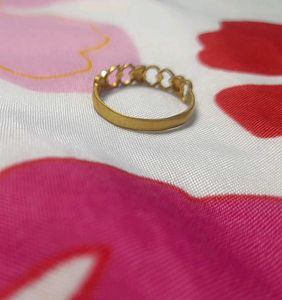 Vintage Gold Tone Rings - Set of 2