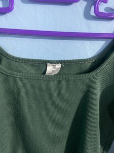 Full Sleeves Cute Crop Top