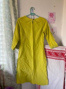 Green Embroidered Dress